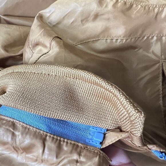 Love Tree Mustard Yellow Light Bomber Jacket Size S Detachable Hooded Full Zip - Picture 7 of 7